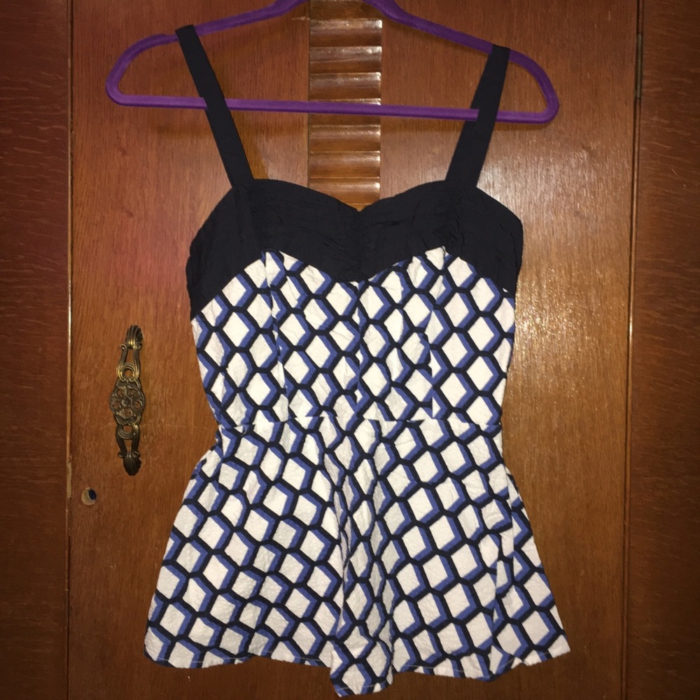 Girls From Savoy Peplum Tank